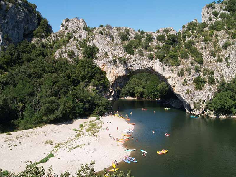 Pont d'Arc sur la rivière Ardèche